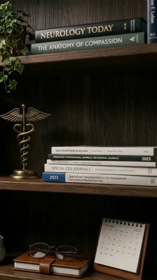 Bookshelf in an office